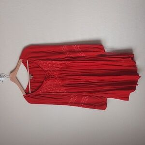 Fiery Red Dress